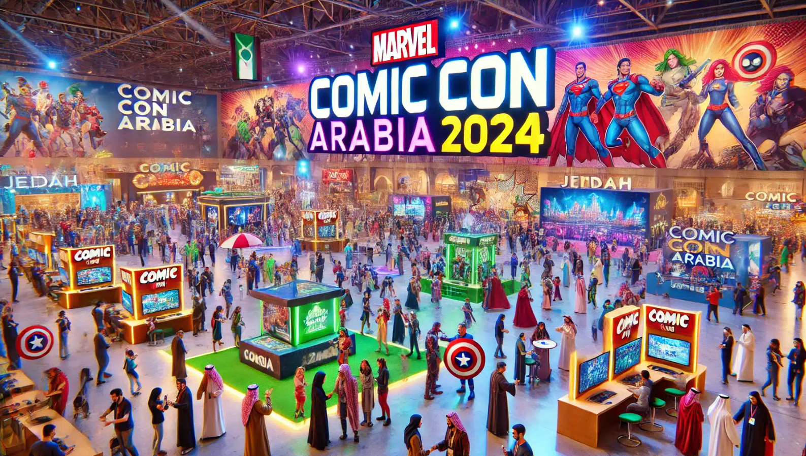 حجز تذاكر مهرجان كوميك كون أرابيا في جدة