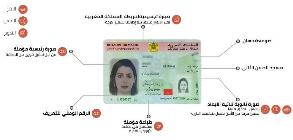حجز موعد للحصول على البطاقة الوطنية في المغرب